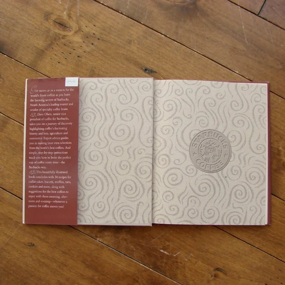 Starbucks Passion For Coffee Cookbook Hardcover with DJ Collectible 1st Printing - Picture 2 of 11